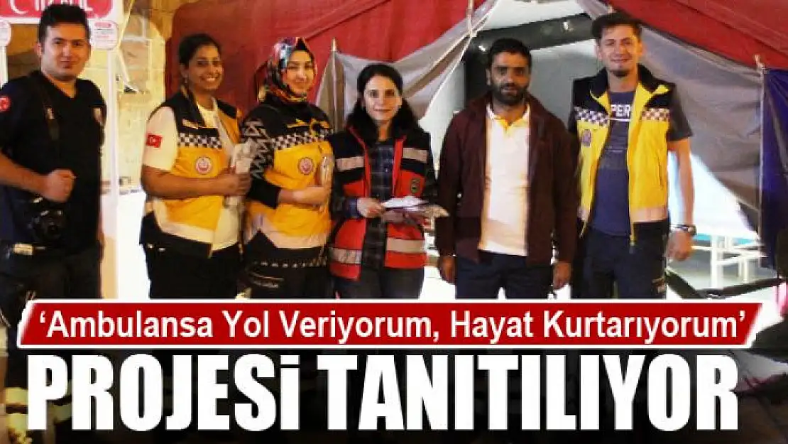 Van'da 'Ambulansa Yol Veriyorum, Hayat Kurtarıyorum' projesi