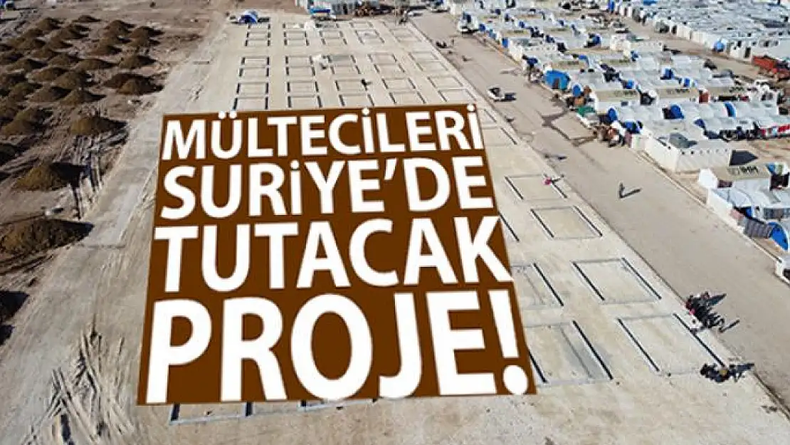 İdlib'den kaçan mültecileri Suriye'de tutacak proje