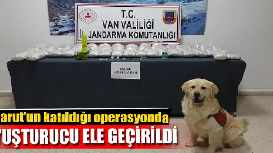 'Barut'un katıldığı operasyonda 52 kilo uyuşturucu ele geçirildi