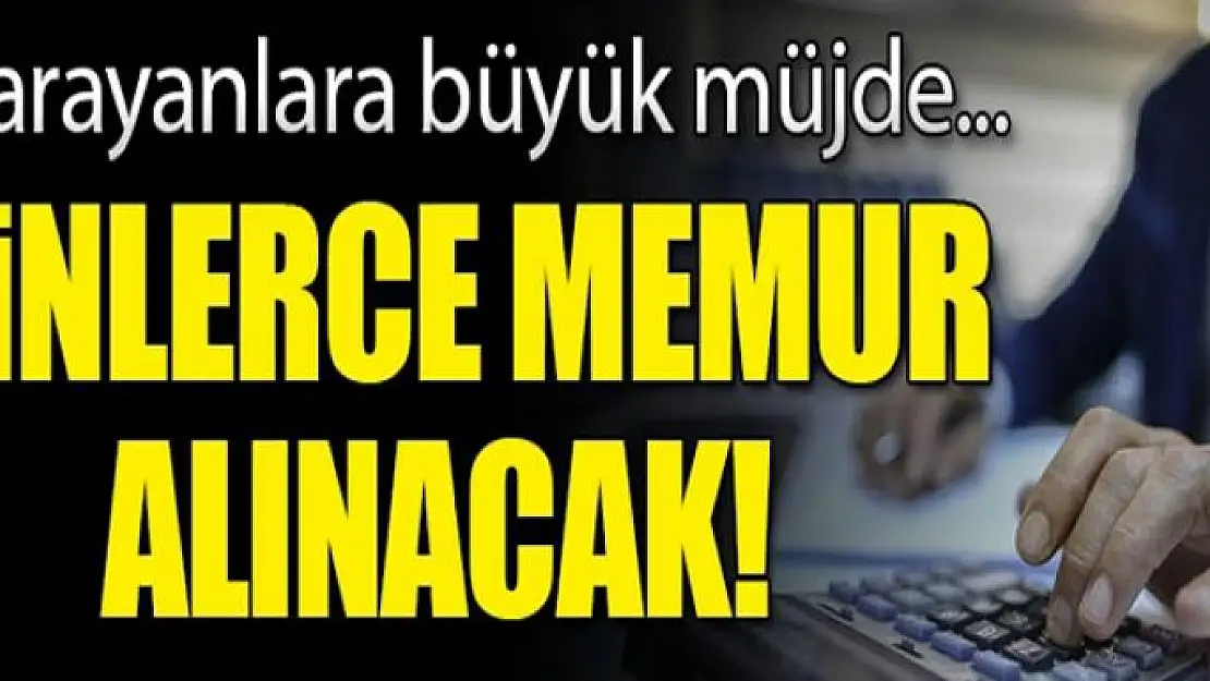 Kamu 10 bin işçi aldı binlerce kişi sırada