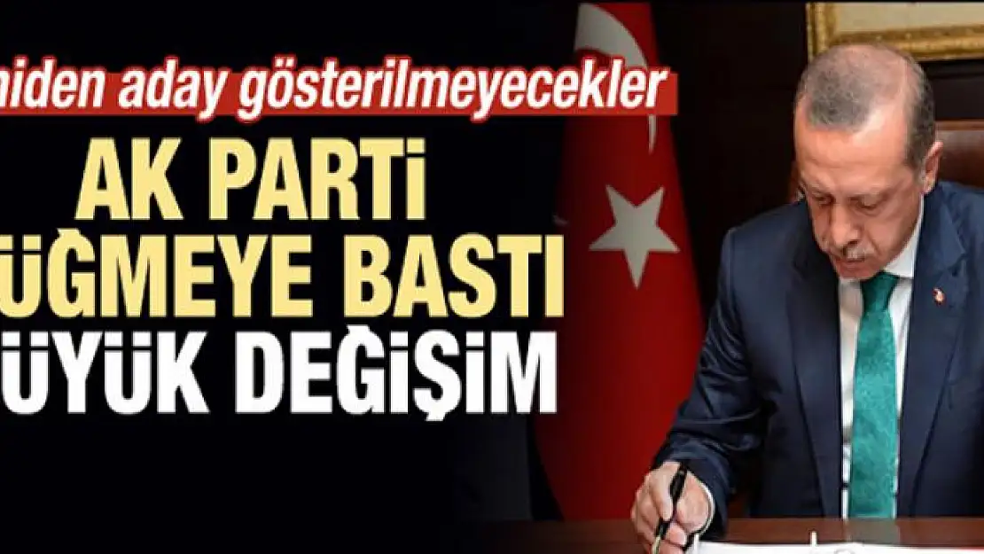 AK Parti'de değişim sırası ilçelerde!