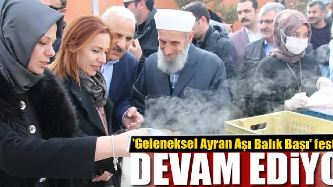 '3. Geleneksel Ayran Aşı Balık Başı' festivali