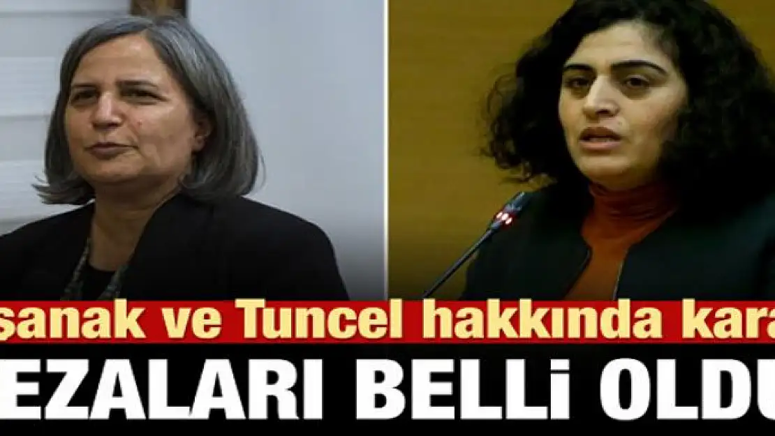 Mahkemeden Gültan Kışanak ve Sebahat Tuncel kararı!