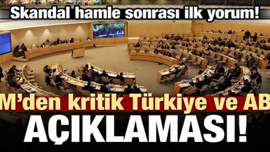 BM'den kritik Türkiye ve ABD açıklaması!