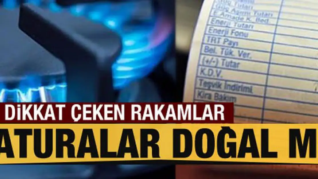 Doğalgaz faturaları doğal mı? Dikkat çeken rakamlar