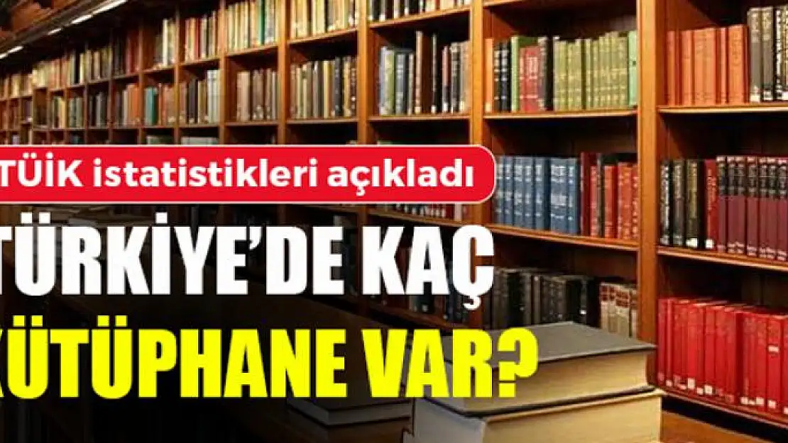 Türkiye'de toplam 28 bin 126 kütüphane var