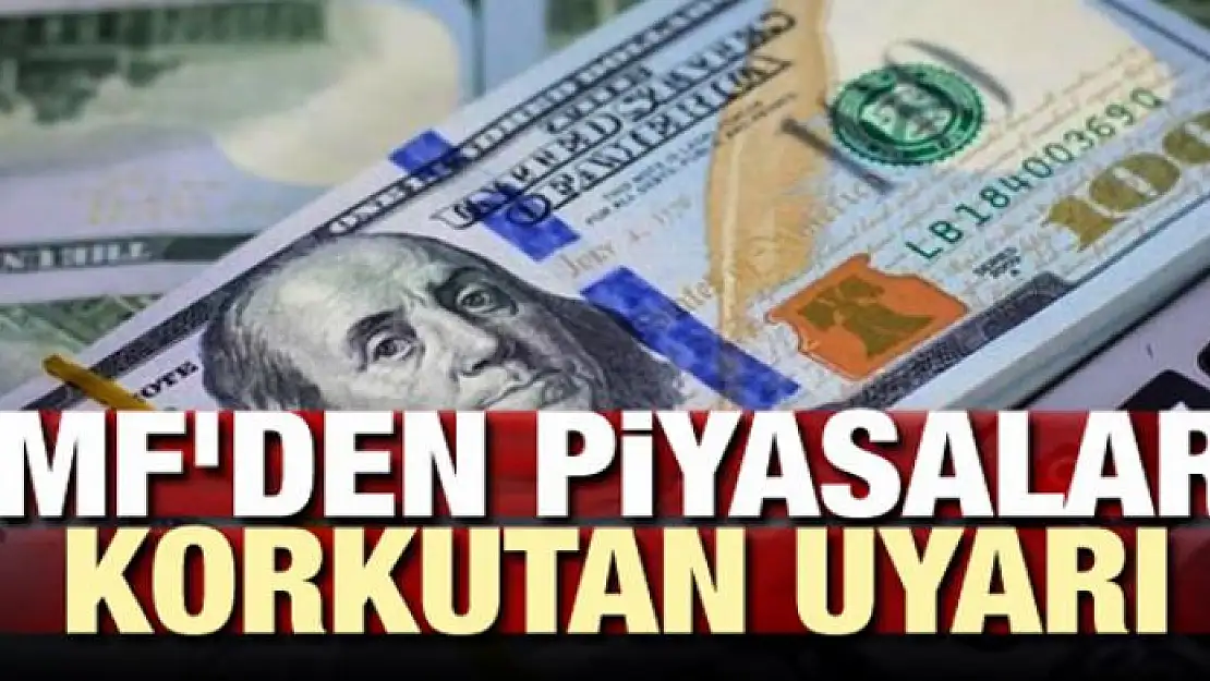 IMF'den piyasaları korkutan uyarı