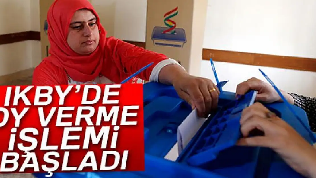 IKBY'de oy vereme işlemi başladı