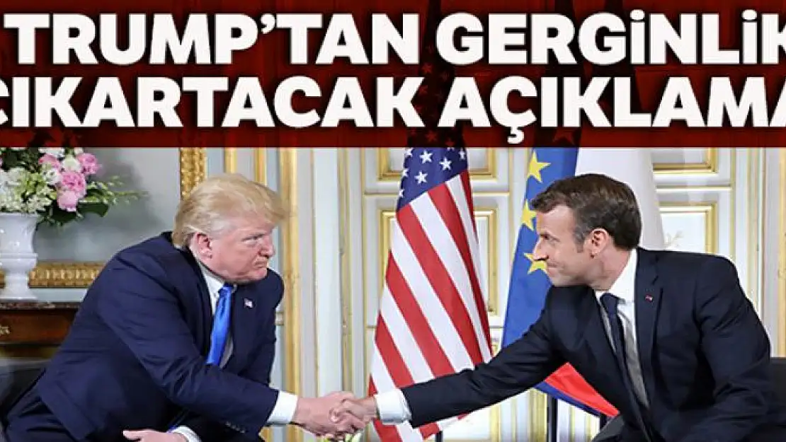 ABD Başkanı Trump: 'Macron ile İran konusunda fikirlerimiz aynı'