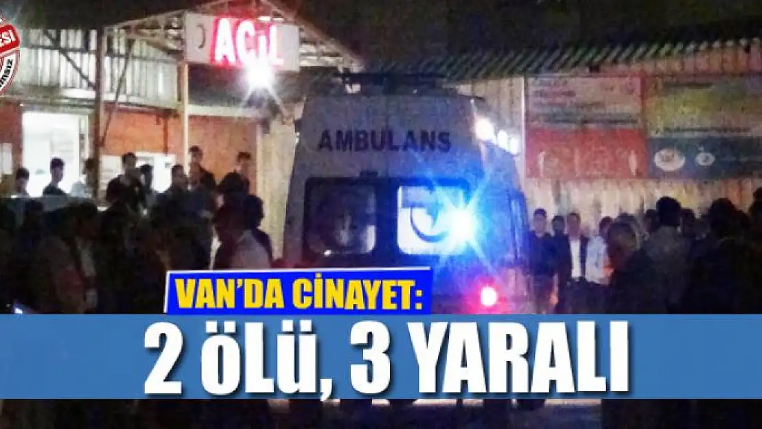 Van'da cinayet: 2 ölü 