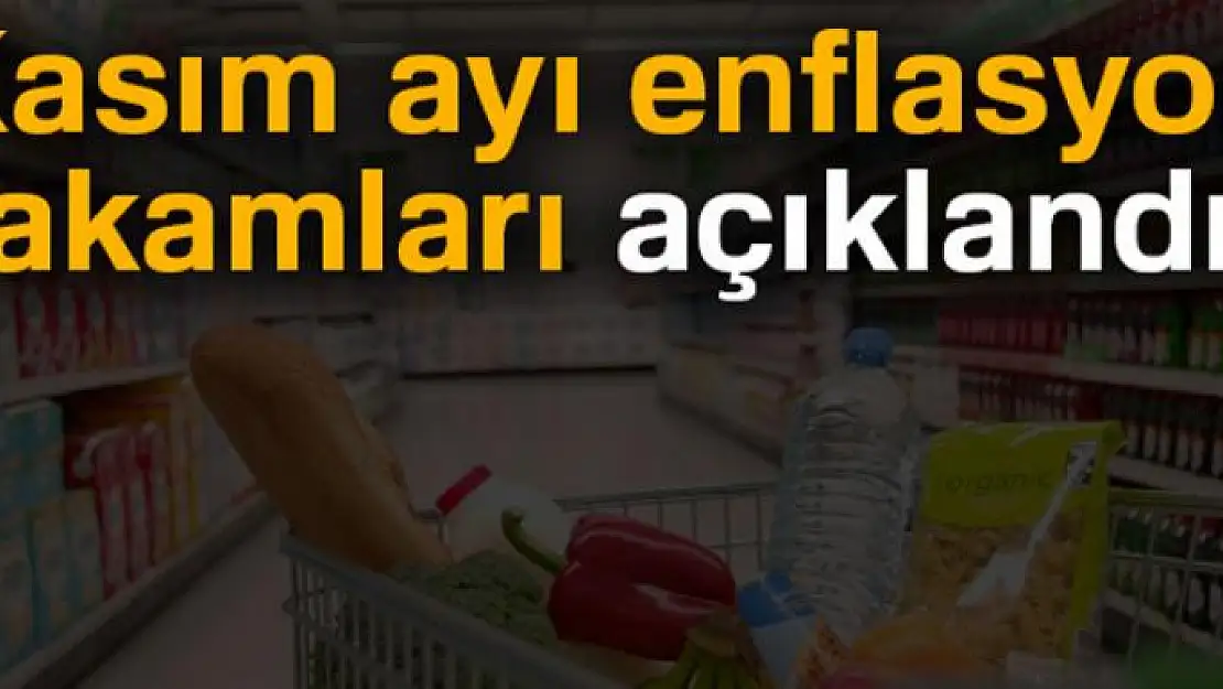 Kasım ayı enflasyon rakamları açıklandı!