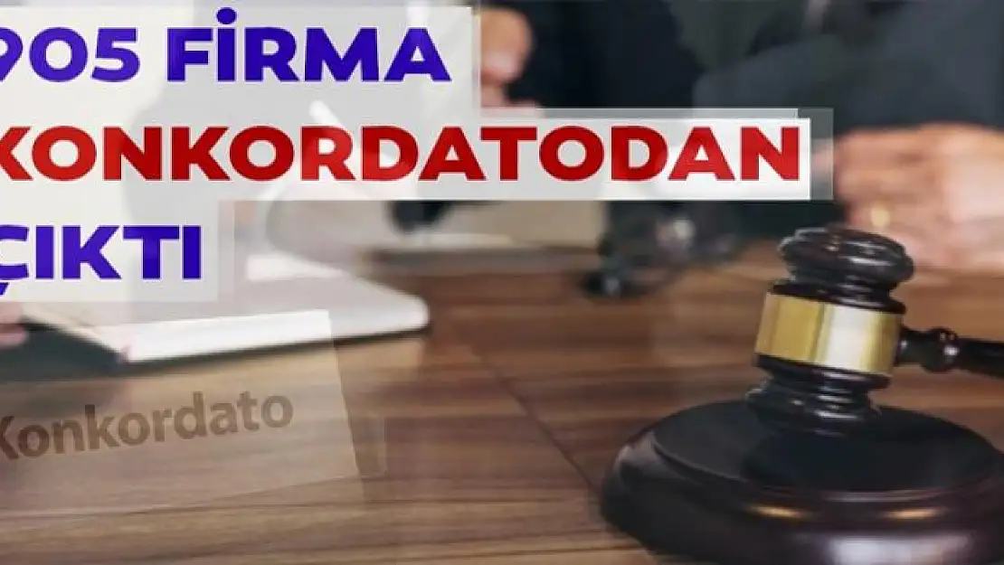 905 firma konkordatodan çıktı