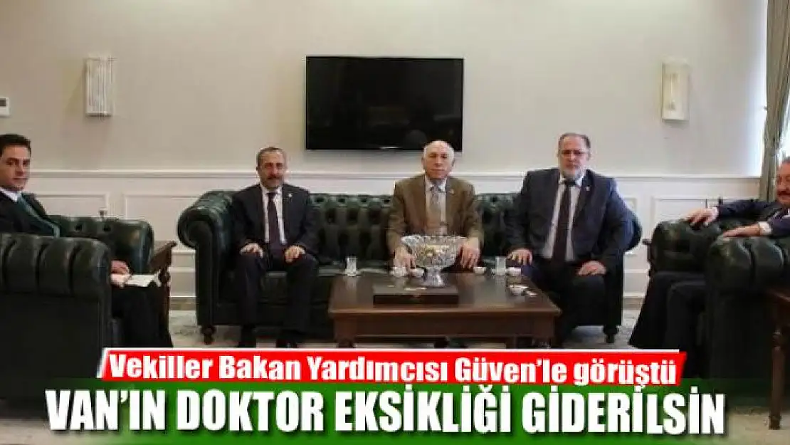 Van'ın doktor eksikliği giderilsin