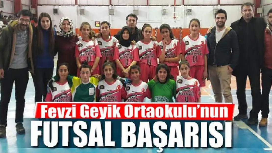 Fevzi Geyik Ortaokulu'nun futsal başarısı