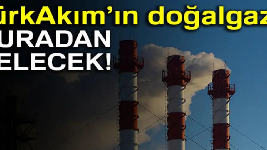 TürkAkım'ın doğalgazı buradan gelecek