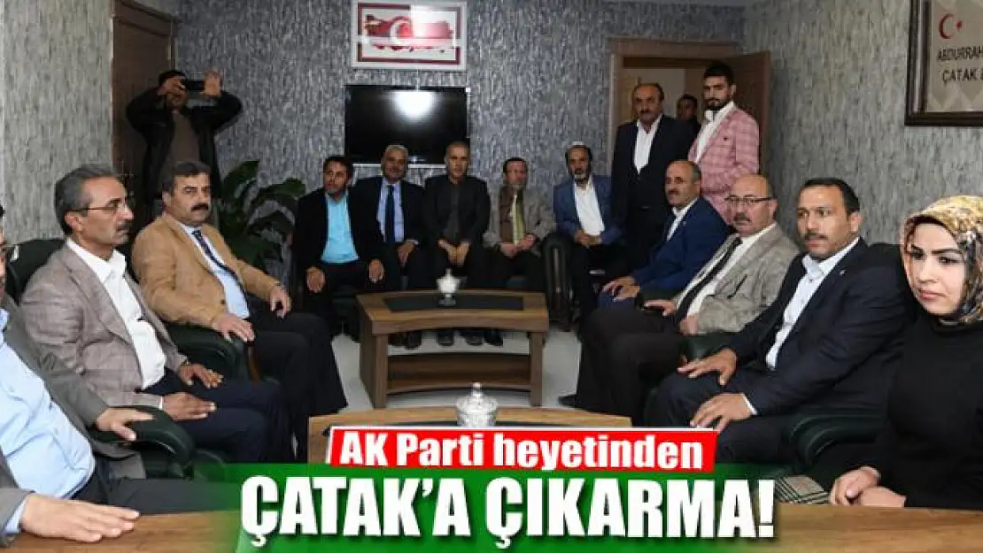 AK Parti heyeti Çatak'ta