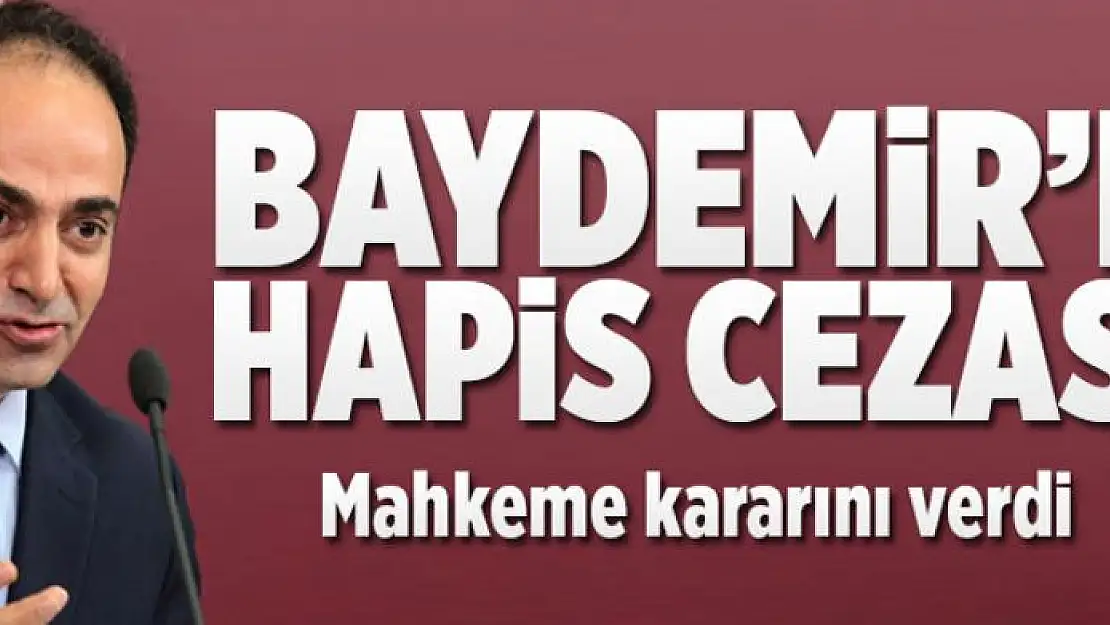 HDP'li Baydemir'e hapis cezası