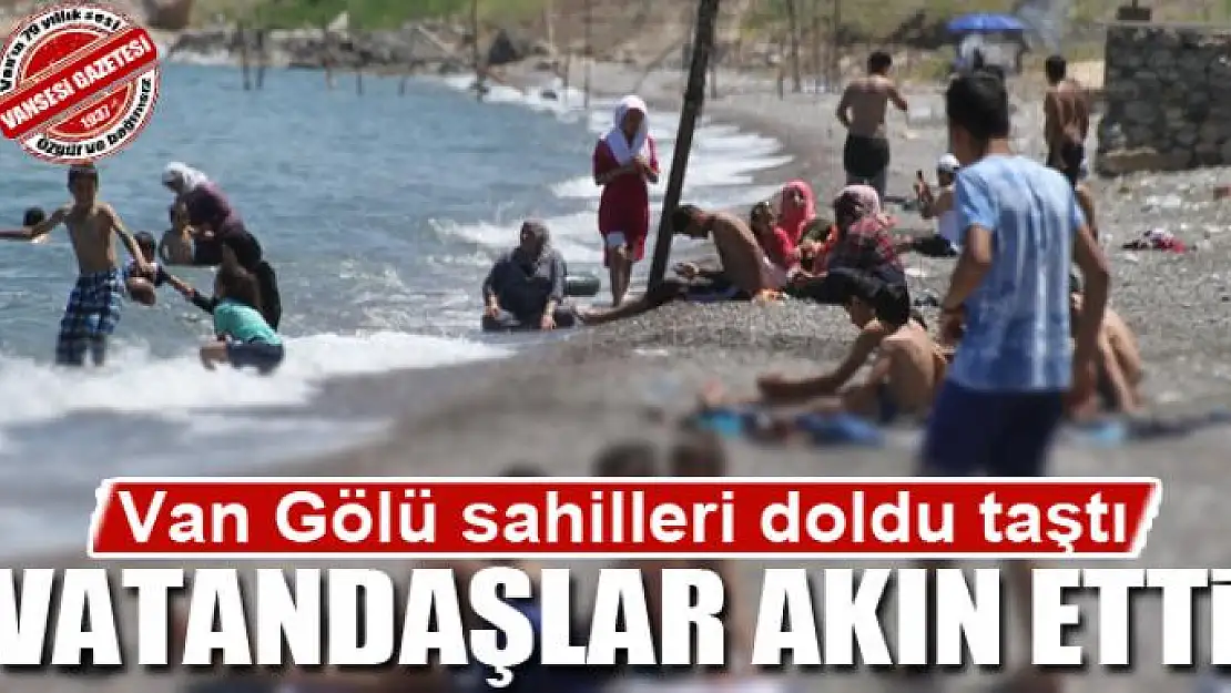 Van Gölü sahilleri doldu taştı 