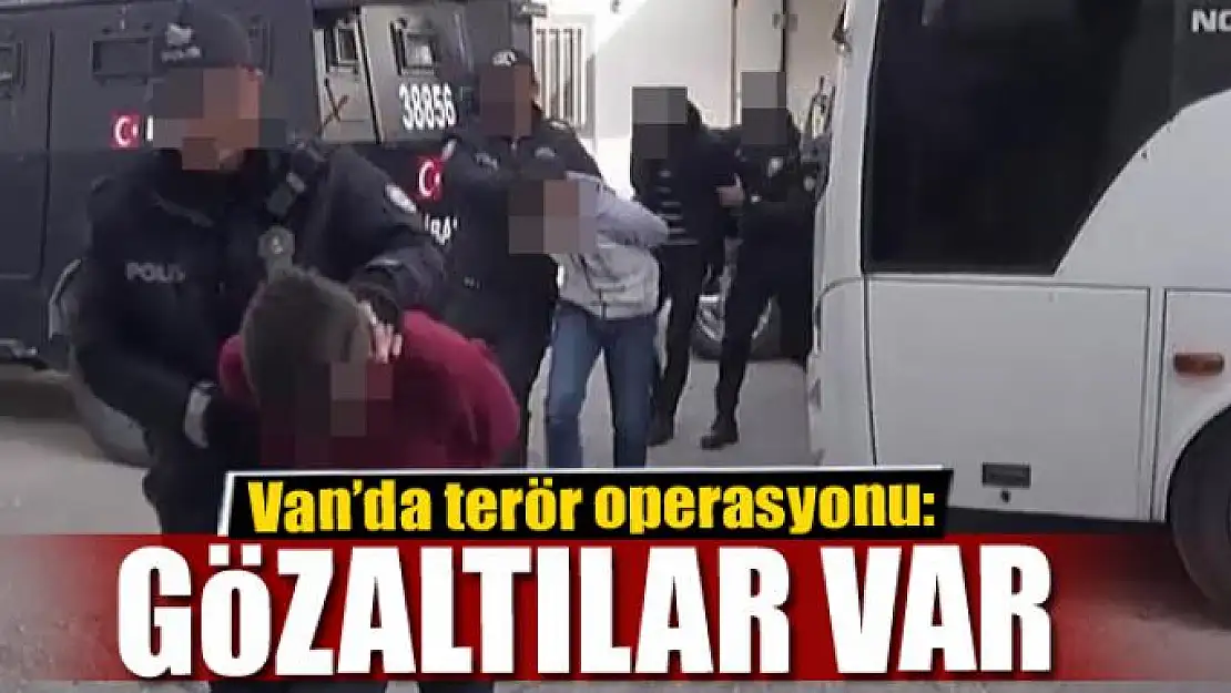 Van'da terör operasyonu: 20 gözaltı