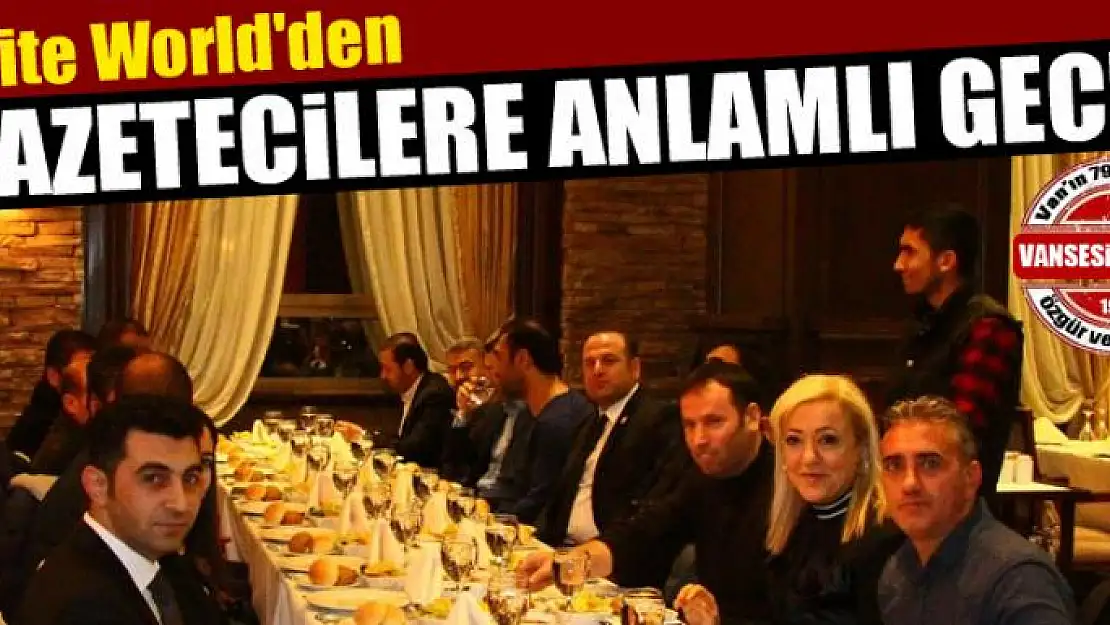 Elite World'den gazetecilere anlamlı gece