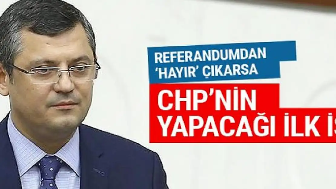 Özgür Özel'den referandum açıklaması