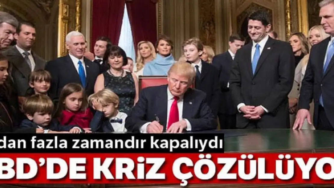 ABD'deki hükümet krizi çözülüyor