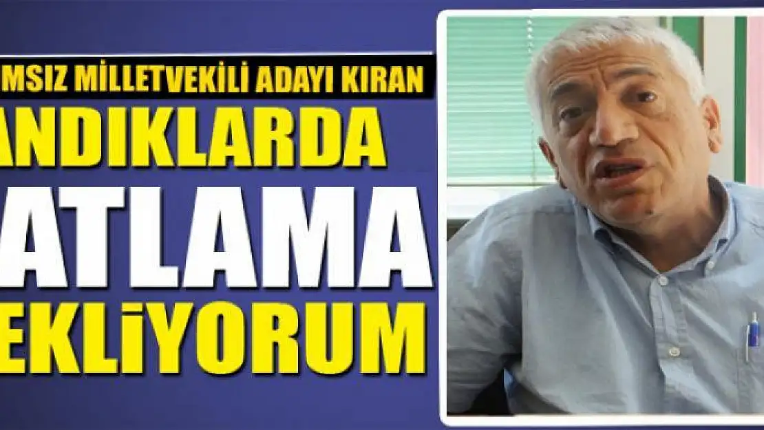 SANDIKLARDA PATLAMA BEKLİYORUM