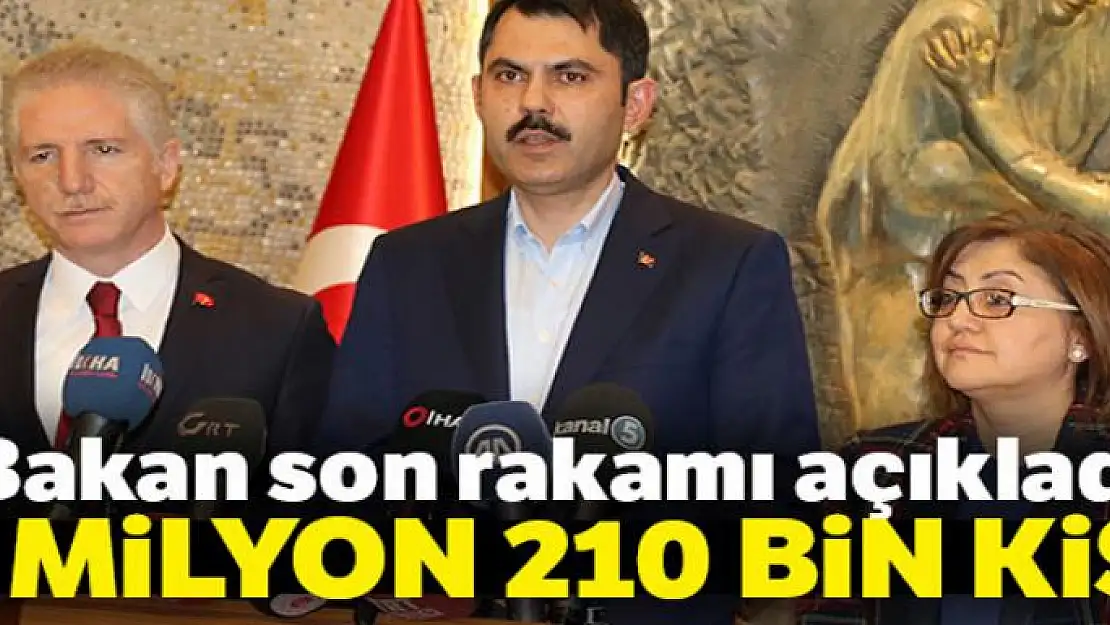 Bakan Kurum: 'İmar barışından 9 milyon 210 bin vatandaş yararlandı'