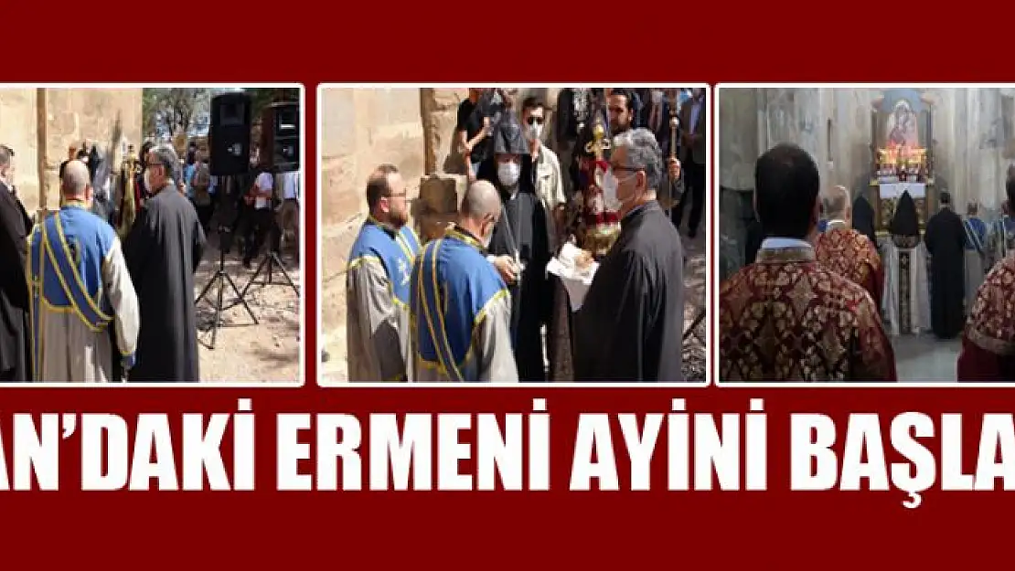 Van'daki Ermeni ayini başladı