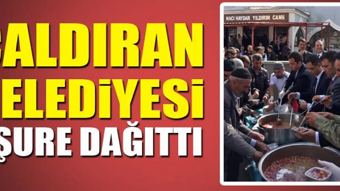 Çaldıran Belediyesi 2 bin kişiye aşure dağıttı