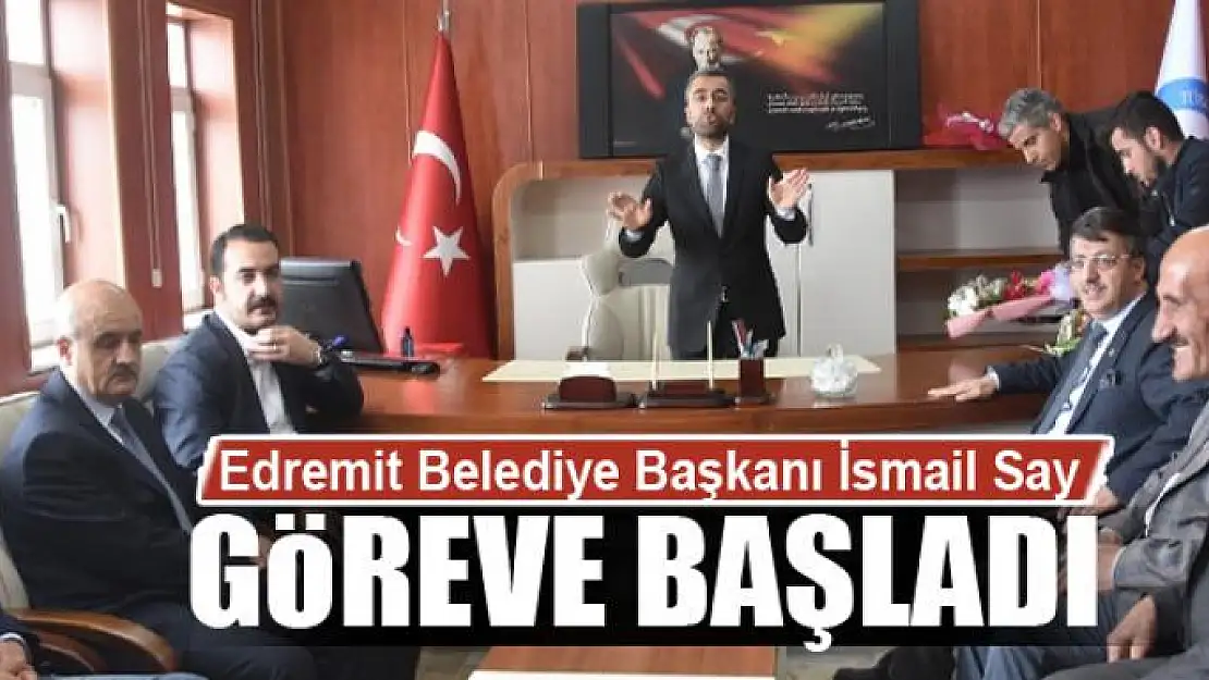 AK Parti'li Say, göreve başladı