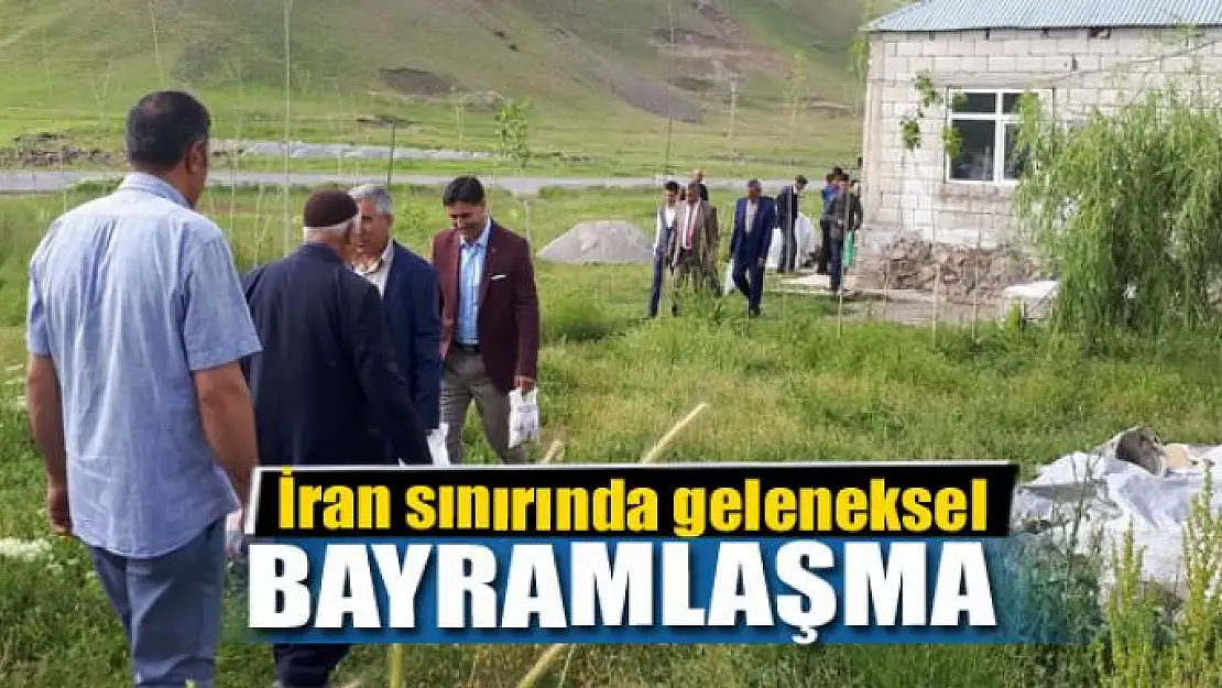 İran sınırında geleneksel bayramlaşma