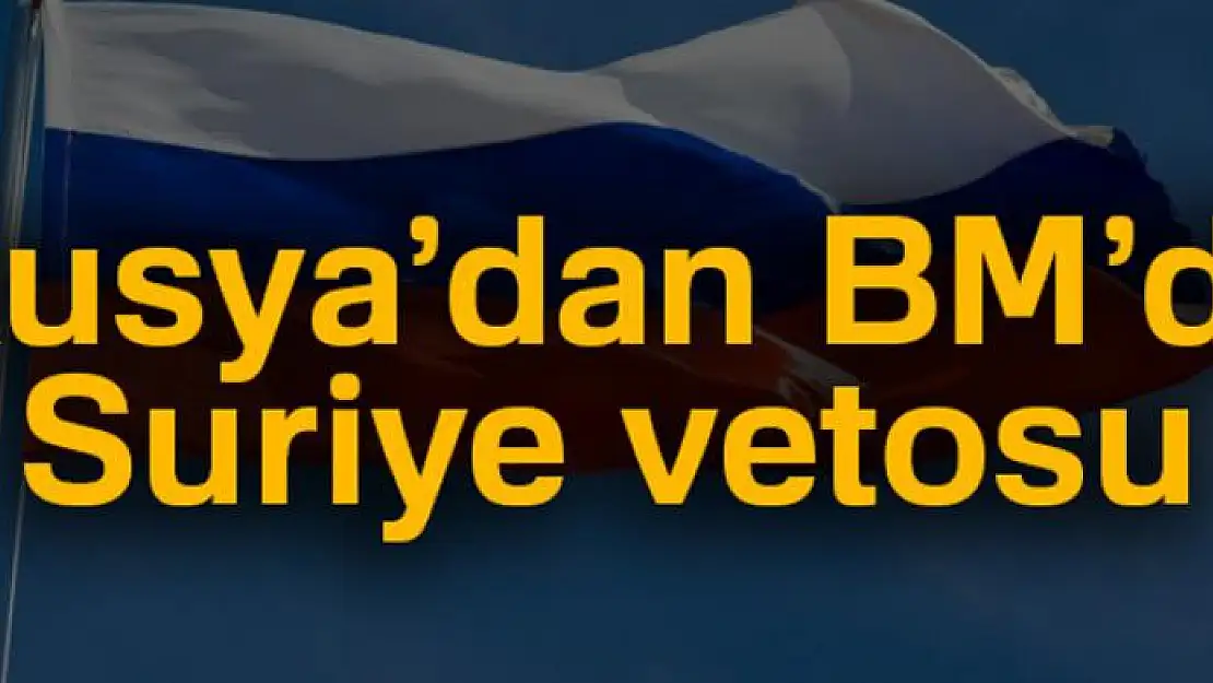 ABD'nin Suriye tasarısına BMGK'dan veto