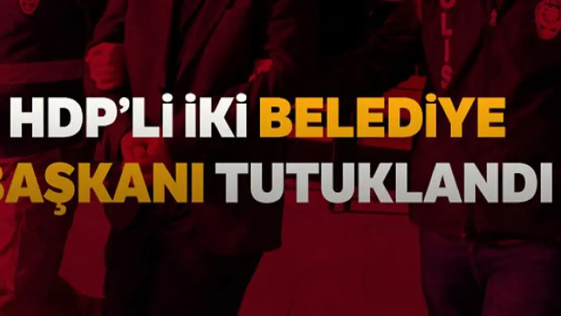 HDP'li iki belediye başkanı tutuklandı