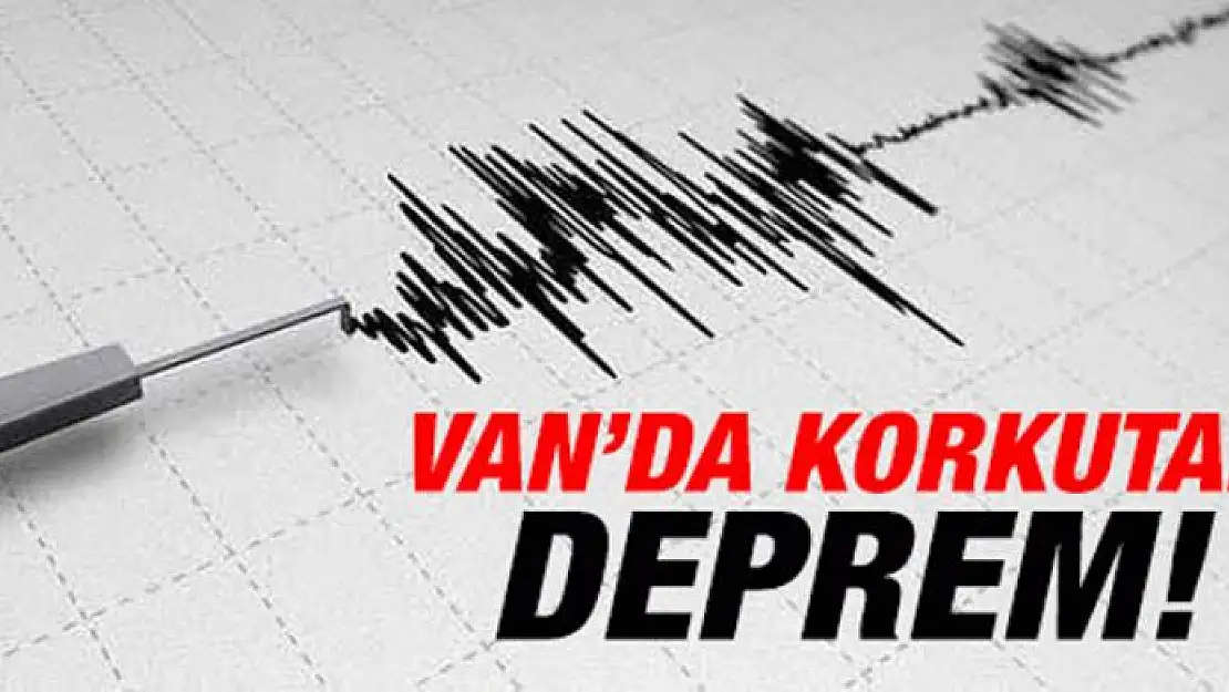 Van'da korkutan deprem