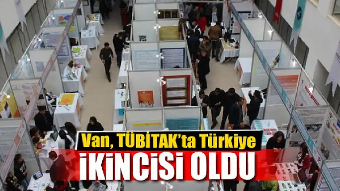 Van, TÜBİTAK'ta Türkiye ikincisi oldu 