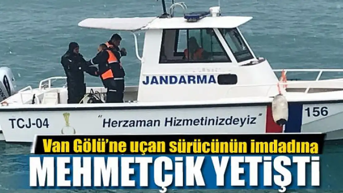 Van Gölü'ne uçan sürücünün imdadına Mehmetçik yetişti