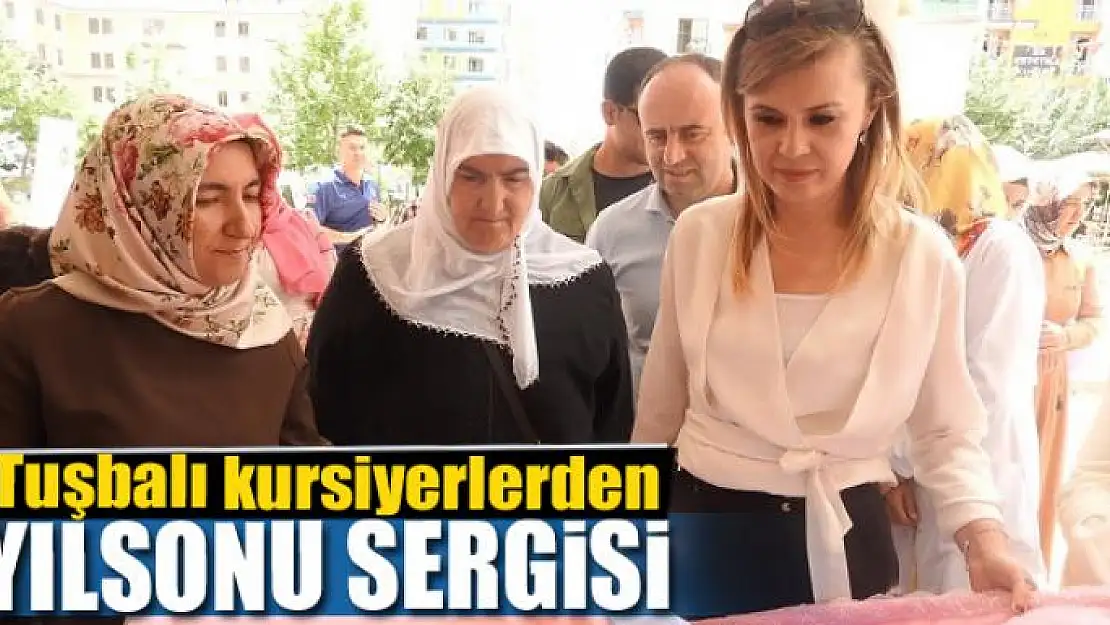 Tuşba Aile Destek Merkezi kursiyerlerinden yılsonu sergisi