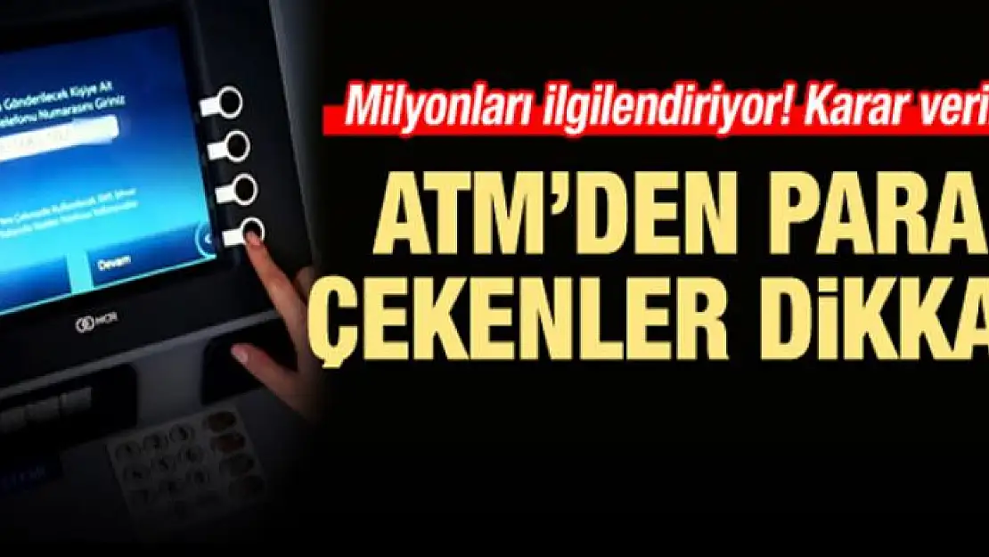 Yargıtay'dan emsal ATM kararı!