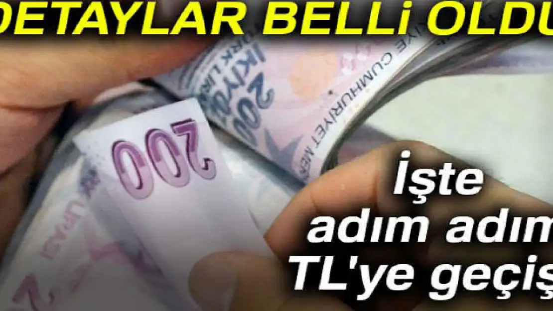 Detaylar belli oldu! İşte adım adım TL'ye geçiş