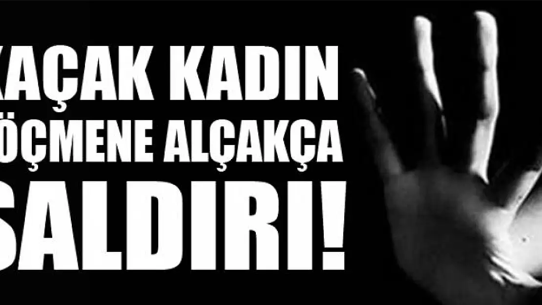 KAÇAK KADIN GÖÇMENE ALÇAKÇA SALDIRI