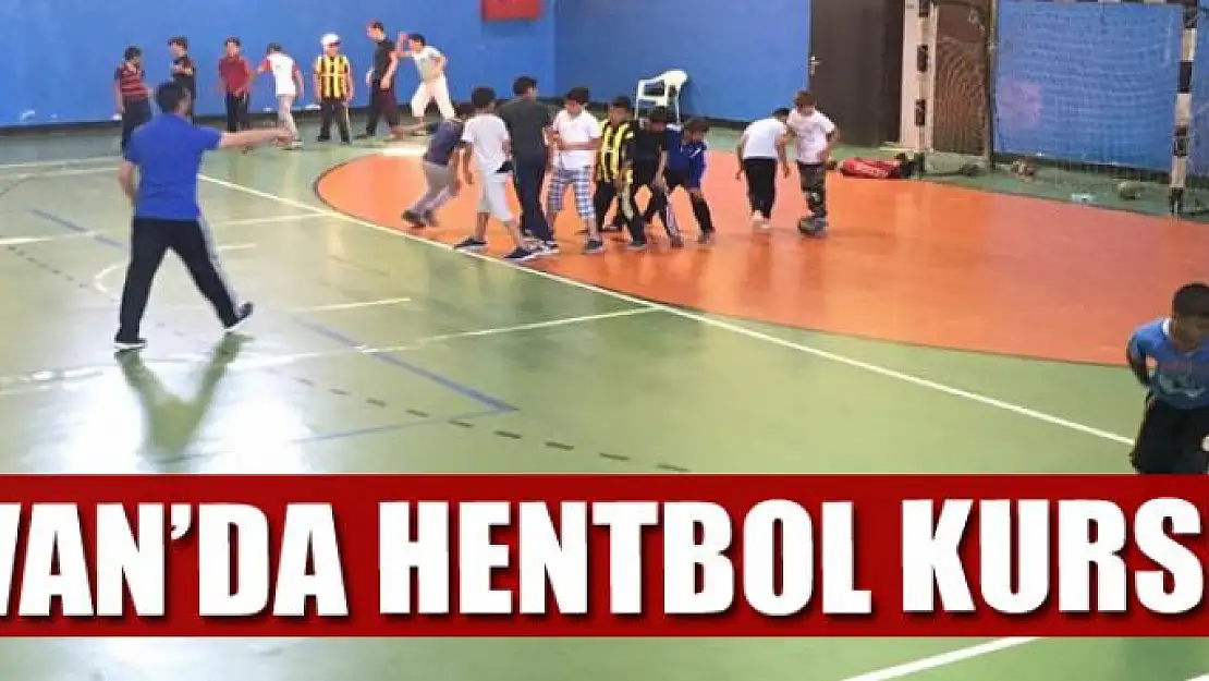 Van'da hentbol kursu