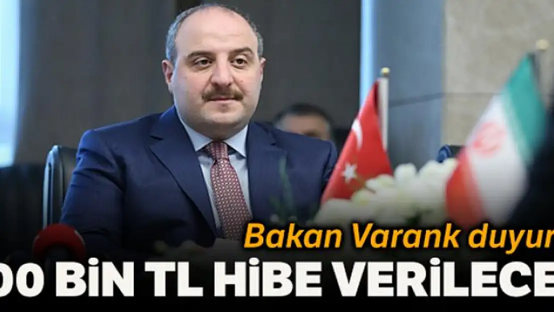 Sanayi ve Teknoloji Bakanı Varank: 'TÜBİTAK Bireysel Genç Girişimci programıyla 200 bin liraya kadar hibe vereceğiz'