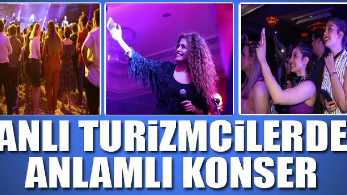 Vanlı turizmcilerden anlamlı konser