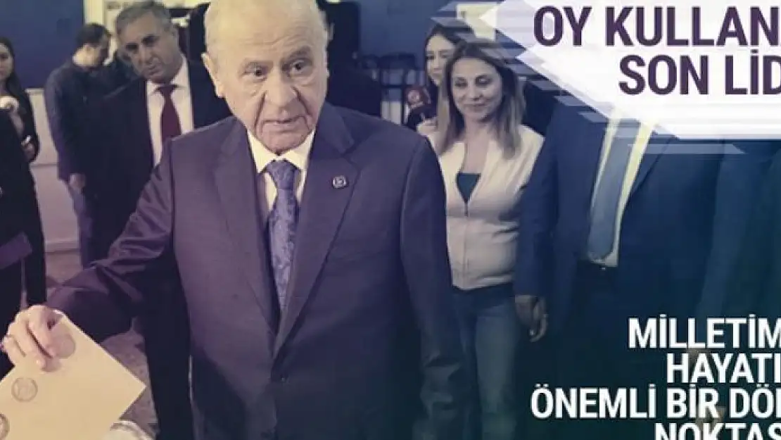 Devlet Bahçeli oyunu kullandı bakın ne dedi?