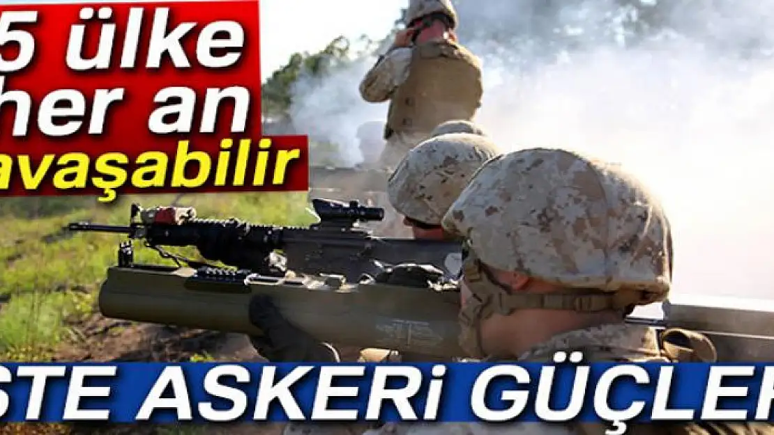 5 ülke karşı karşıya gelebilir! İşte güçleri...