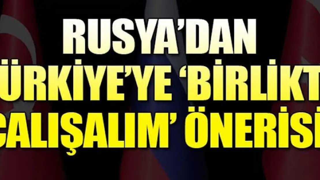 Rusya'dan Türkiye'ye: Birlikte çalışalım