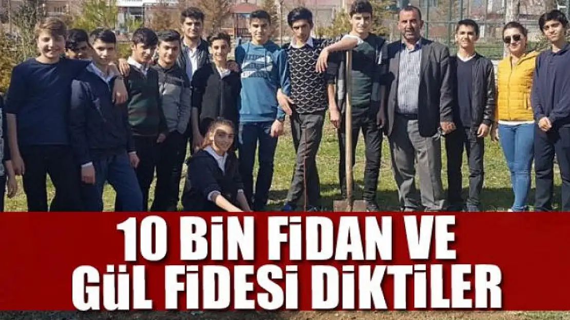 İpekyolu Belediyesinden fidan dikimi