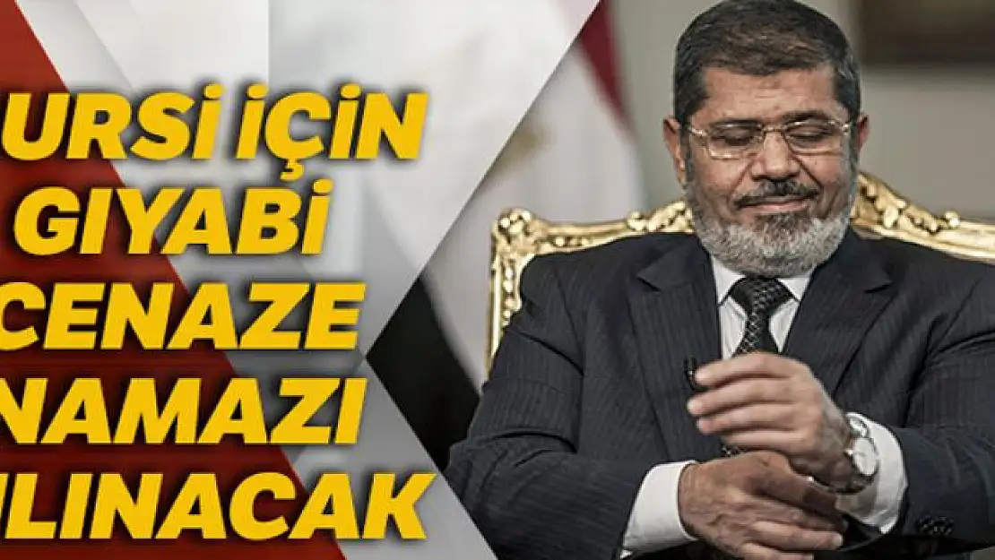 Mursi için gıyabi cenaze namazı kılınacak