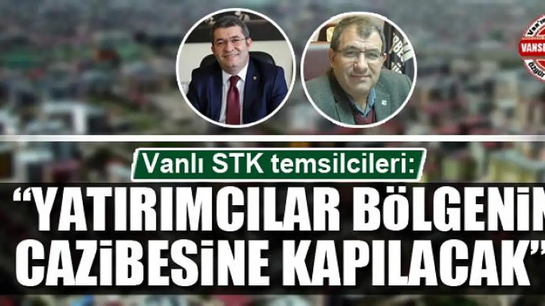 Vanlı STK temsilcileri: Yatırımcılar bölgenin cazibesine kapılacak